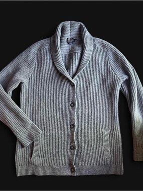 Pendleton Grey Knit Button Cardigan Size XL